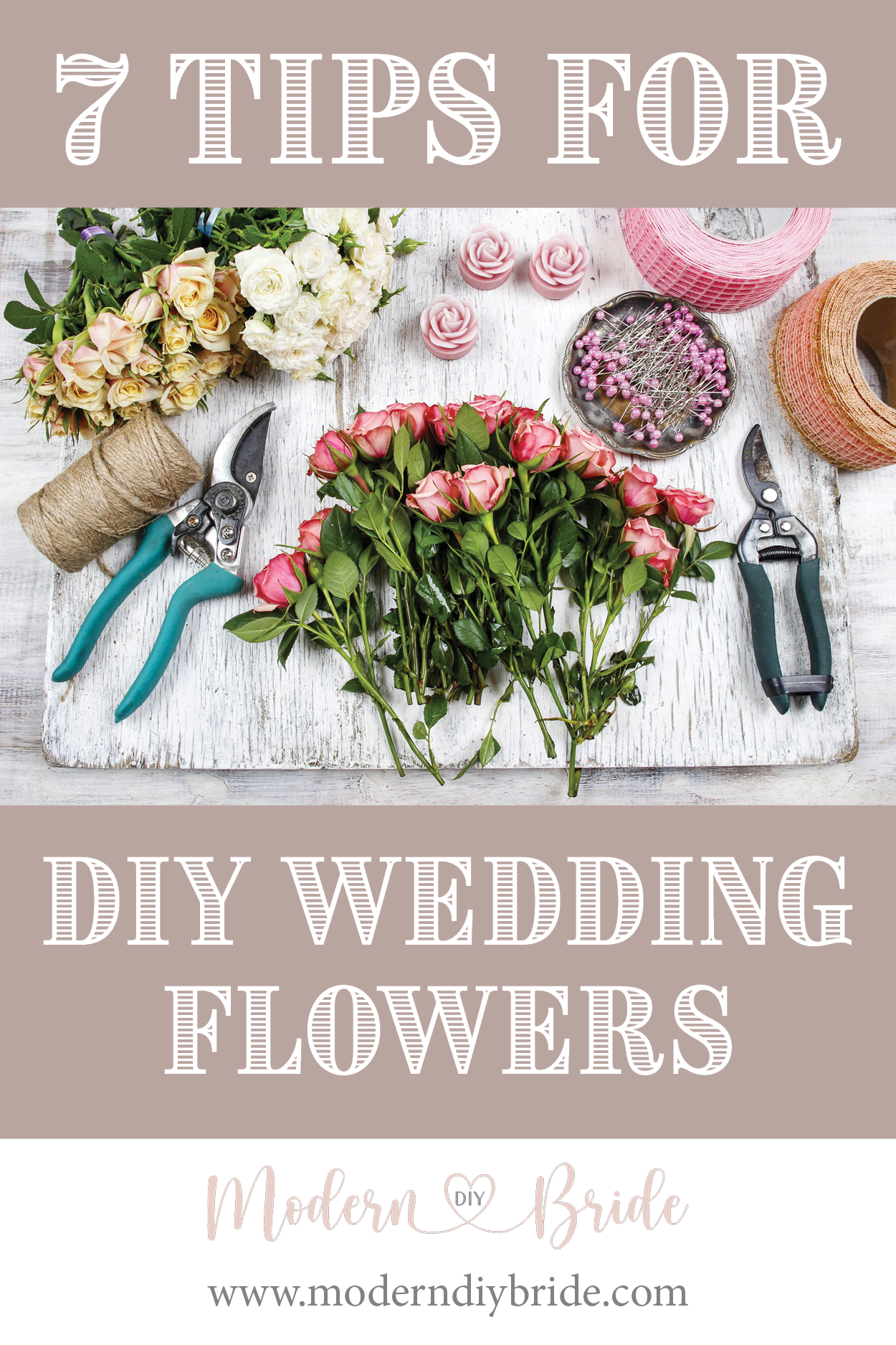 7 Tips for DIY Wedding Flowers