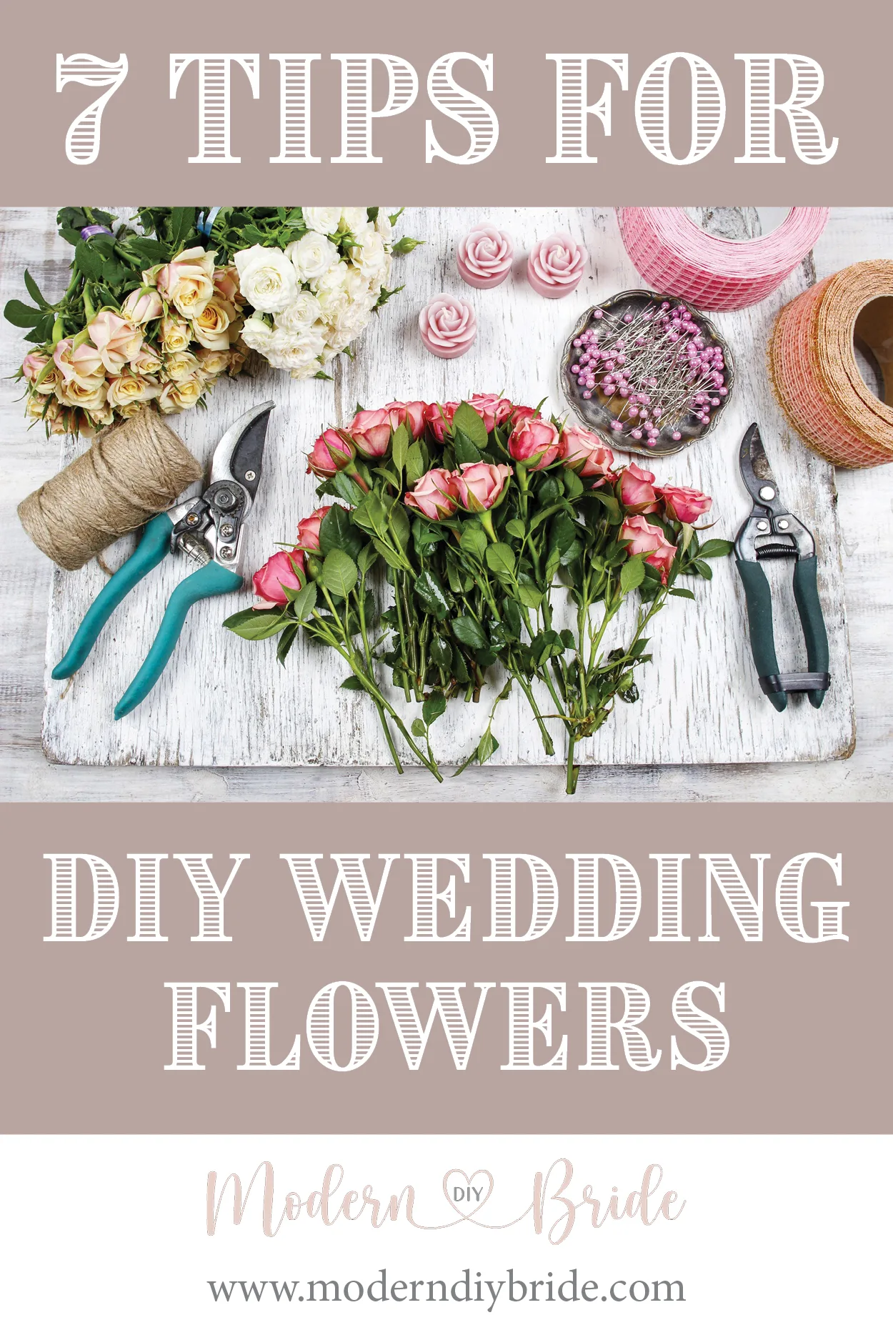 7 Tips for DIY Wedding Flowers