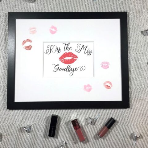 Kiss the Miss Goodbye | Free Printable – Modern DIY Bride
