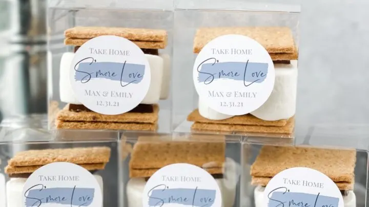 Take Home S'more Love Wedding Favors