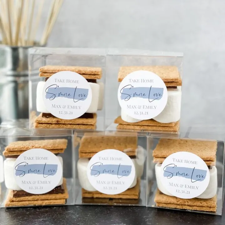 Take Home S'more Love Wedding Favors