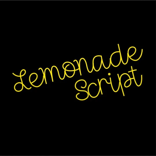 Lemonade Script Single Line Font