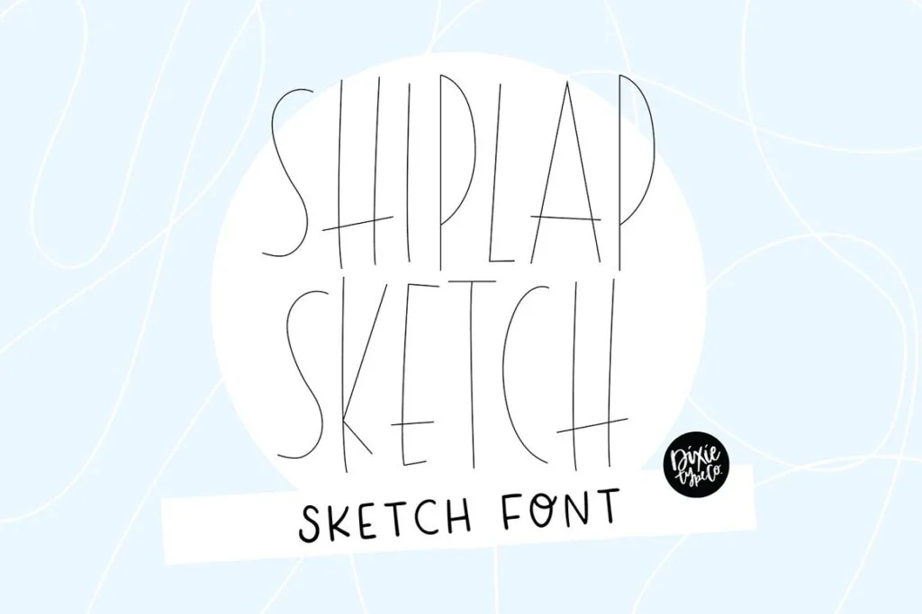 Shiplap Sketch