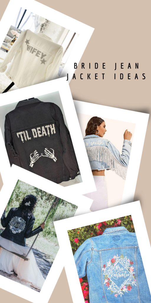 Bride Jean Jacket Ideas