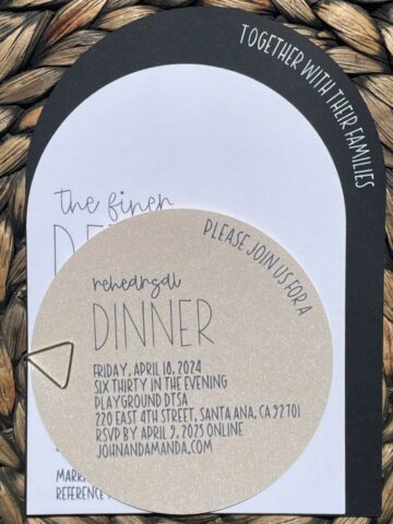 Arch Wedding Invitation Template