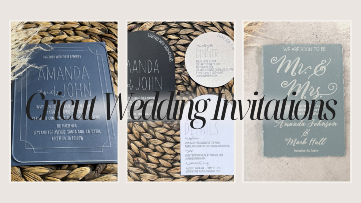 Stunning Cricut Wedding Invitations