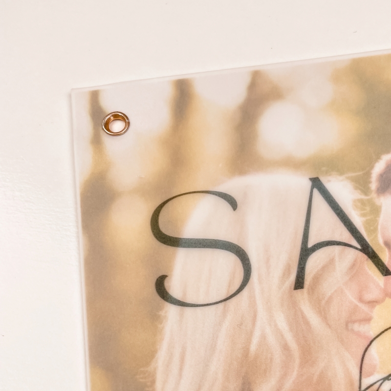 Vellum Save The Date Eyelet