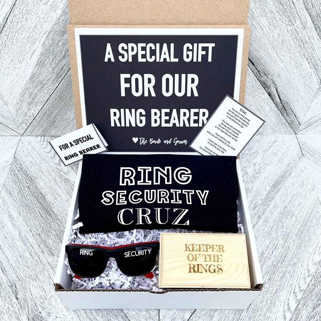 Gifts for ring bearer on sale child